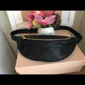 & Other Stories Leather Fanny Pack